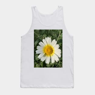 White and Yellow Tank Top